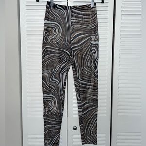 SHEIN- Mesh Marble Leggings